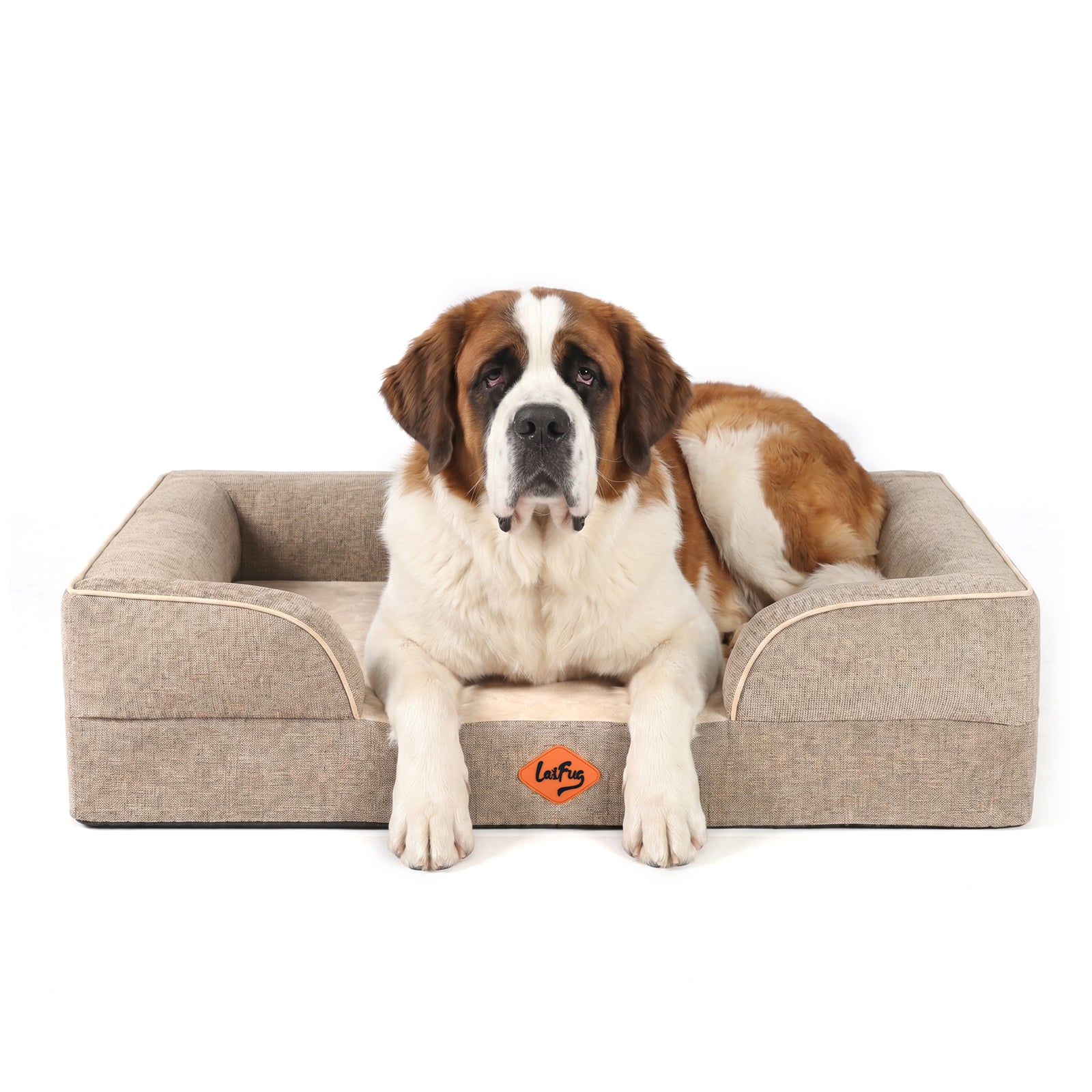 Canapé orthopédique pour chien en mousse à mémoire de forme de grande taille de Laifug