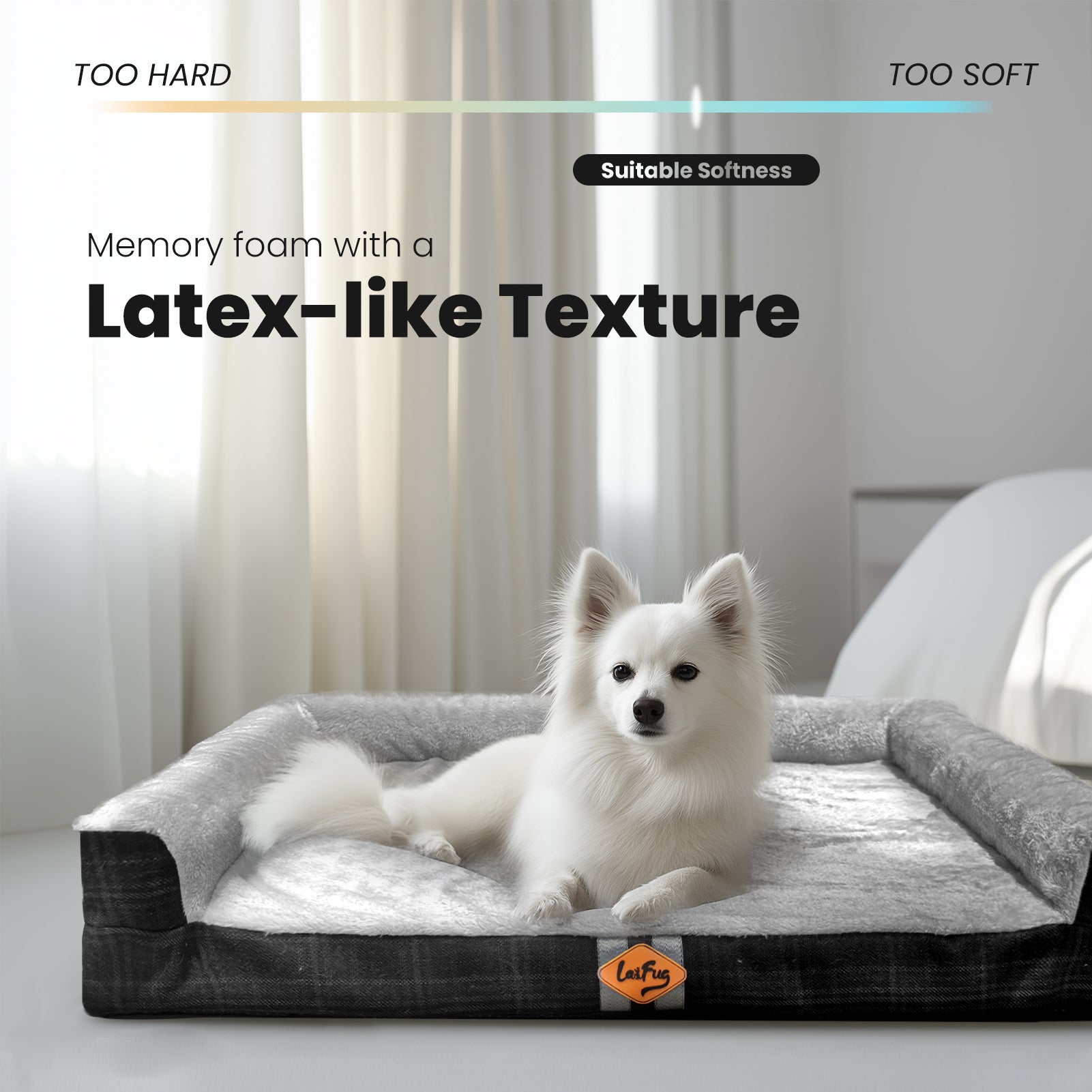 LaiFug 326 Three-sided Dog Bed
