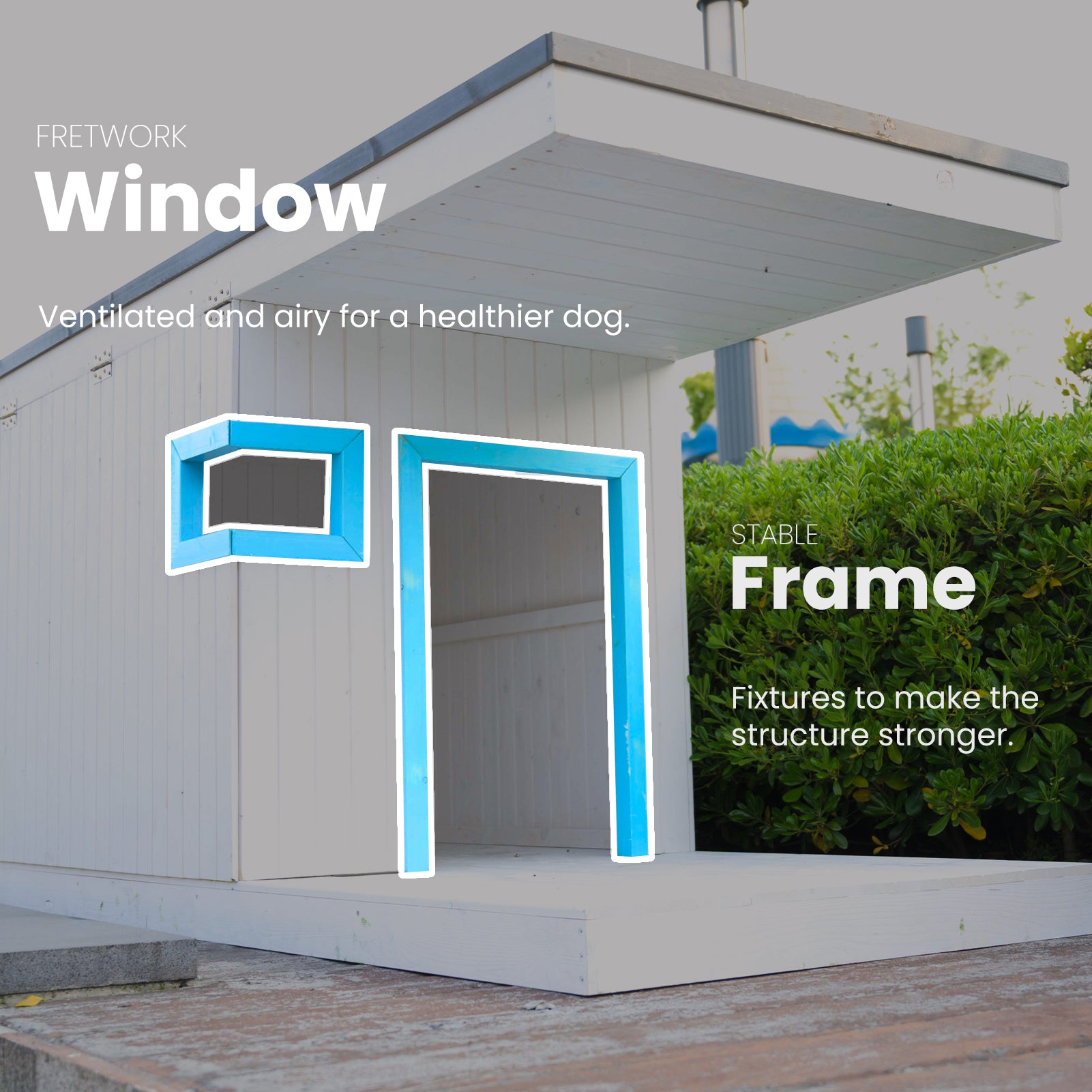 Niche pour chien Laifug|La niche pour chien améliorée révolutionne le marché !