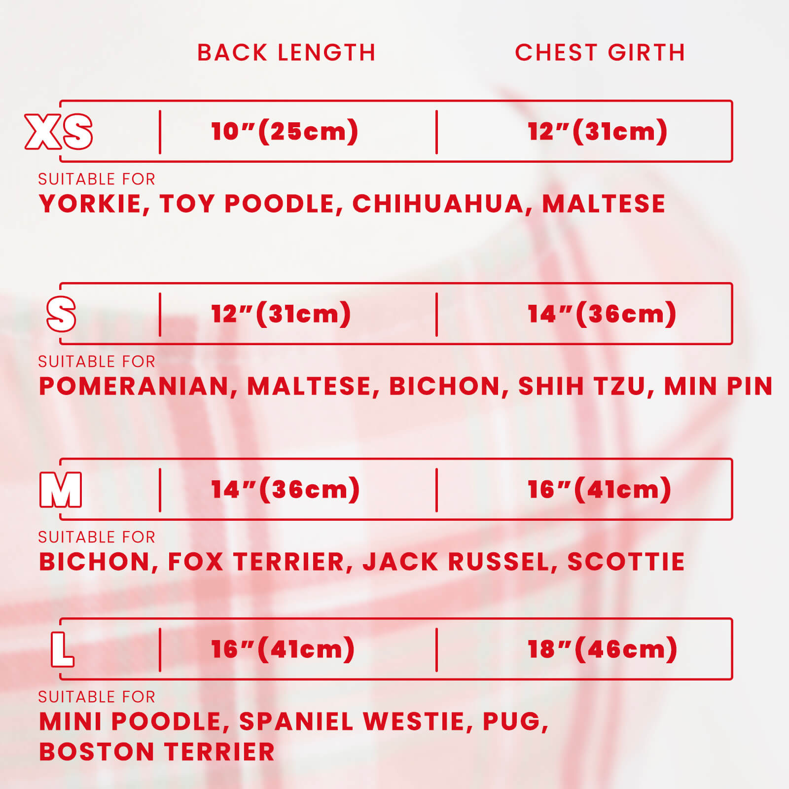 LaiFug Red Check Cotton Dog Dress