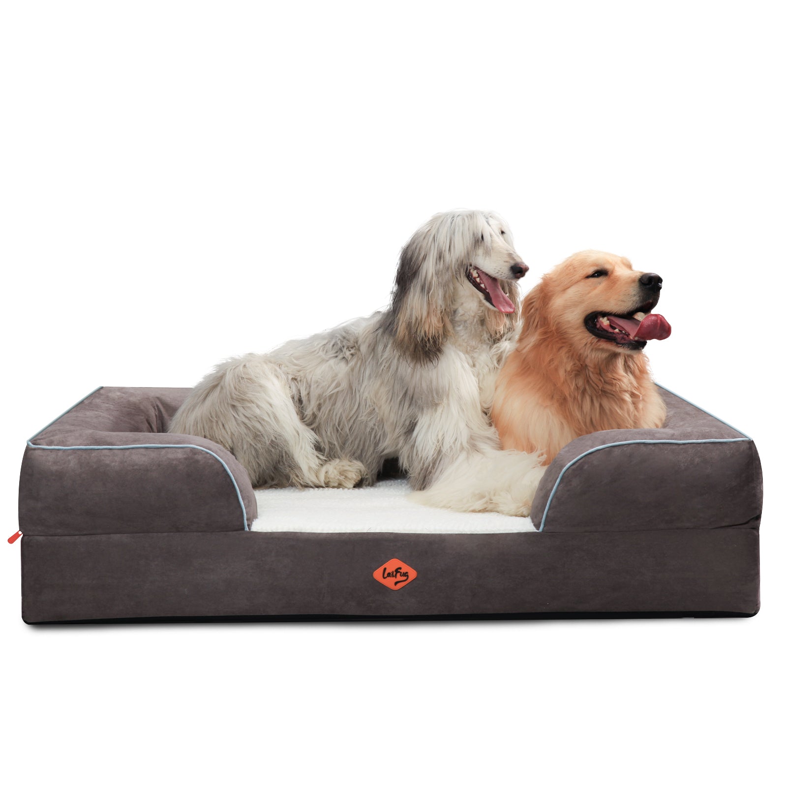 Canapé orthopédique pour chien en mousse à mémoire de forme de grande taille de Laifug