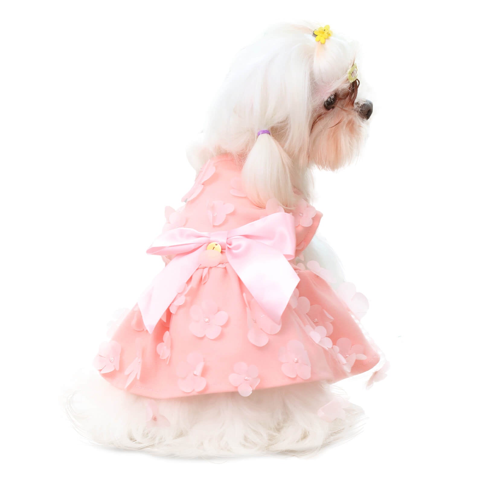 LaiFug Floral Lace Wedding Dress for Dogs – Elegant Princess Style