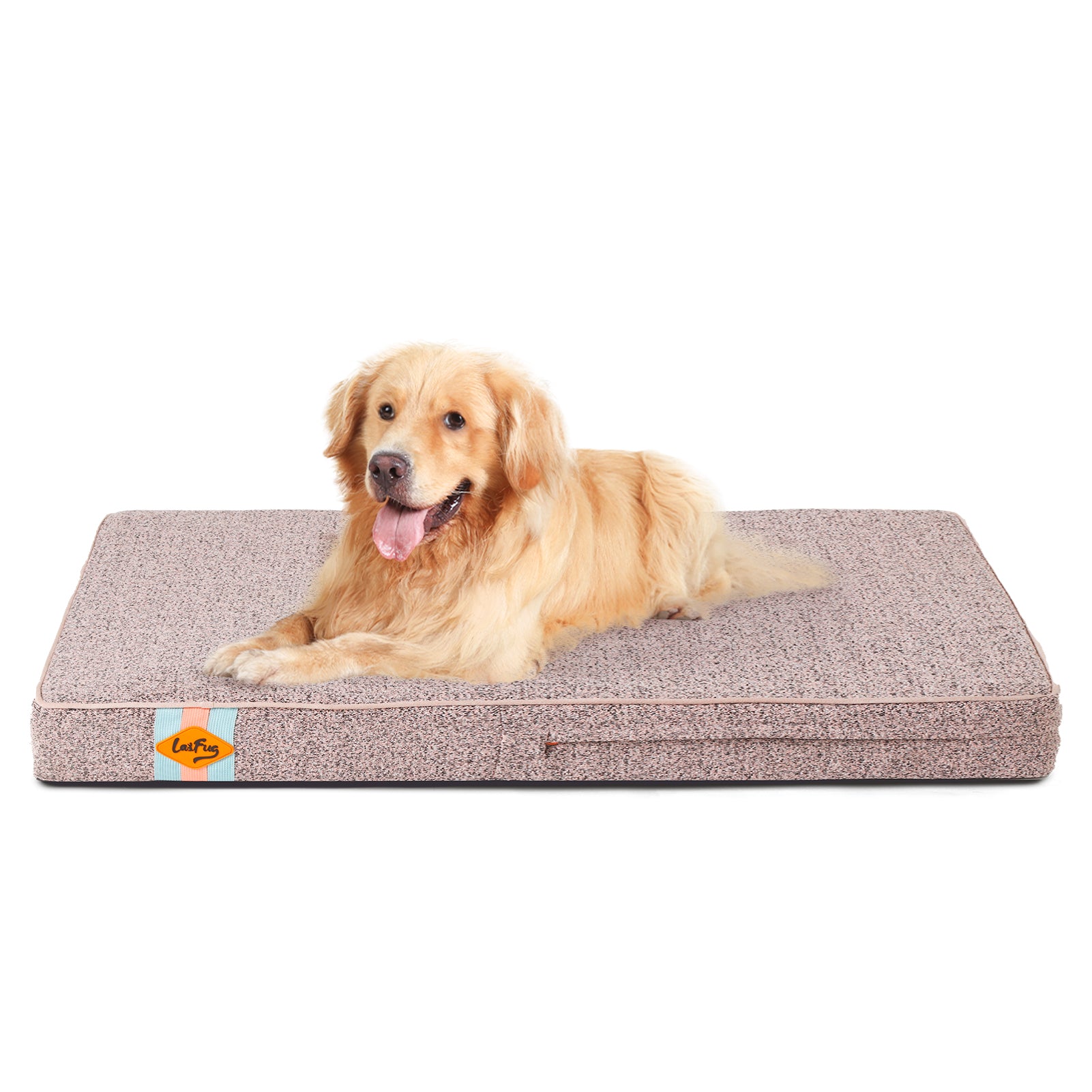 LaiFug 318 Flat Orthopedic Memory Foam Dog Bed – Minimalist Design