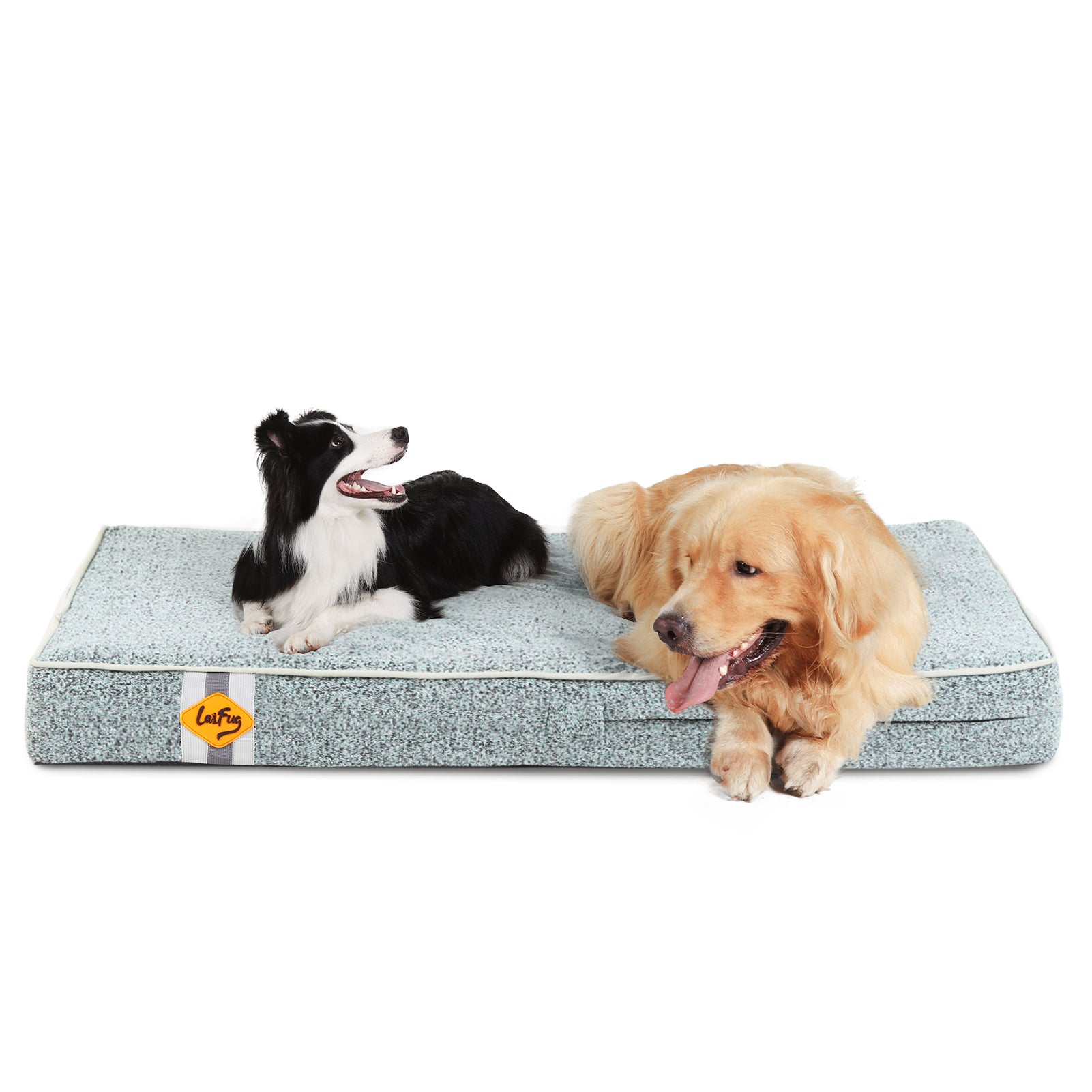 LaiFug 318 Flat Orthopedic Memory Foam Dog Bed – Minimalist Design