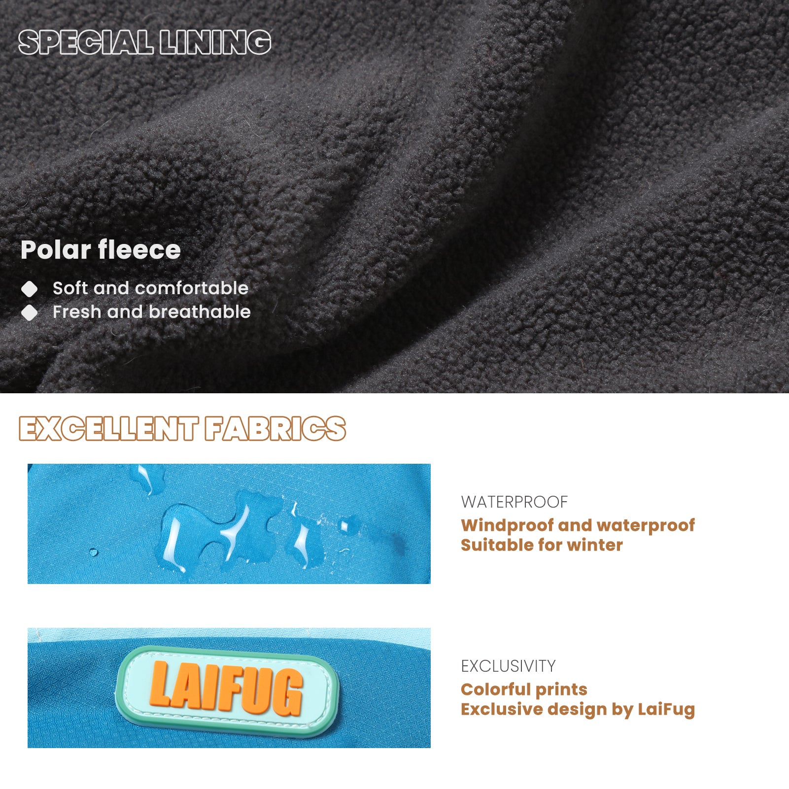 Manteau d'hiver pour chien à deux pattes Laifug gris rouge et gris bleu avec col montant