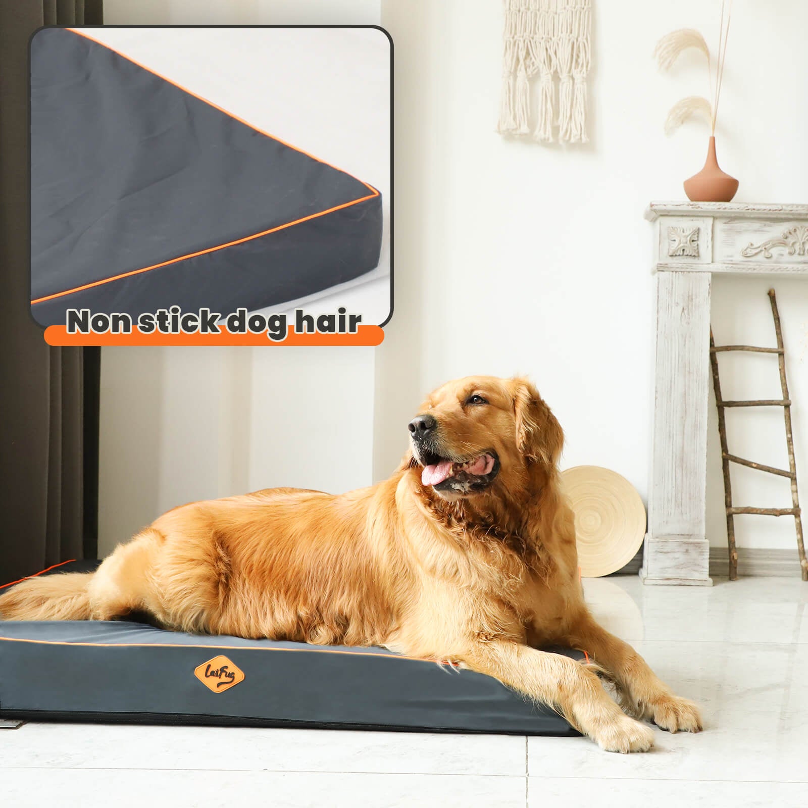 Lit pour chien en mousse alvéolée Laifug