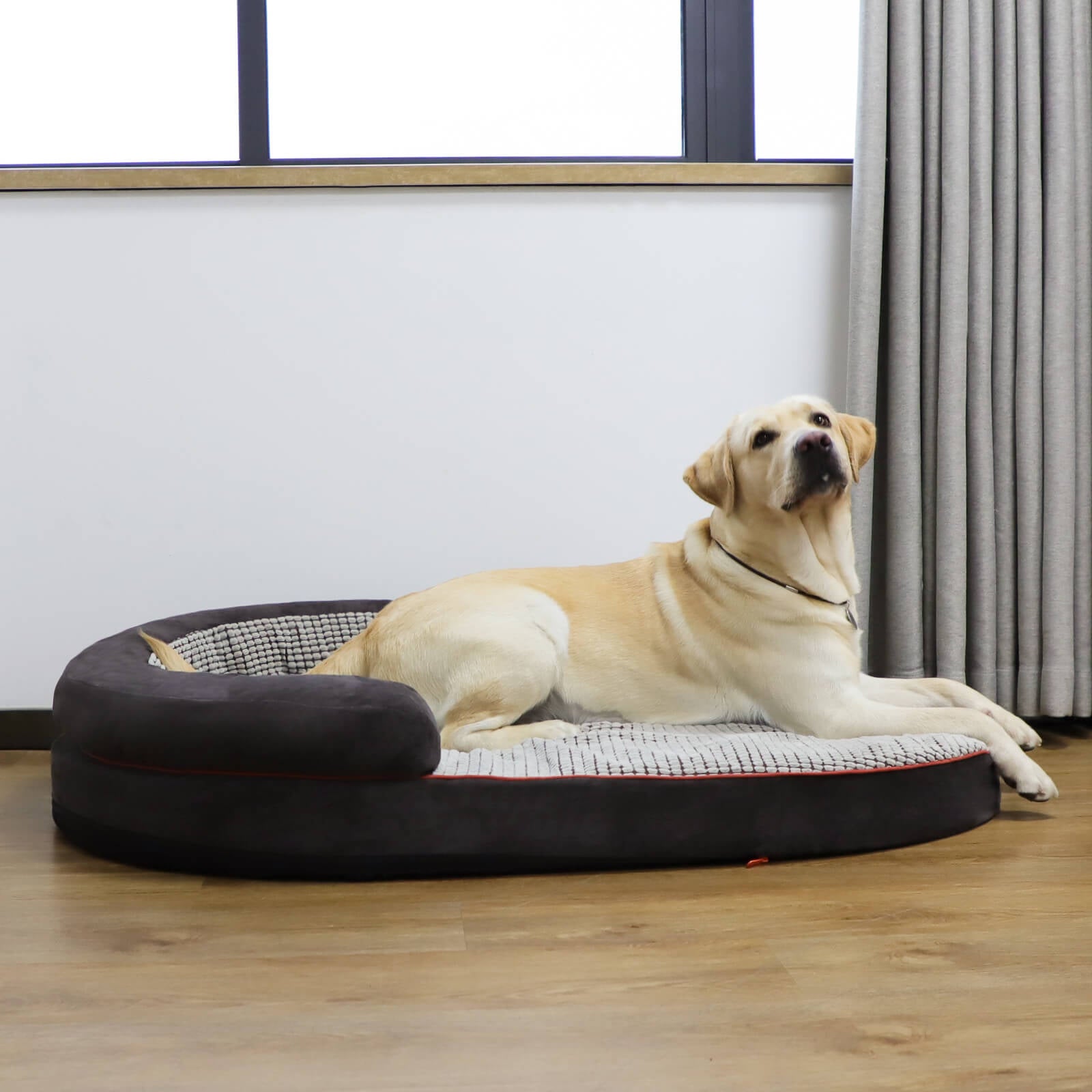 Housse de lit ovale pour chien Laifug