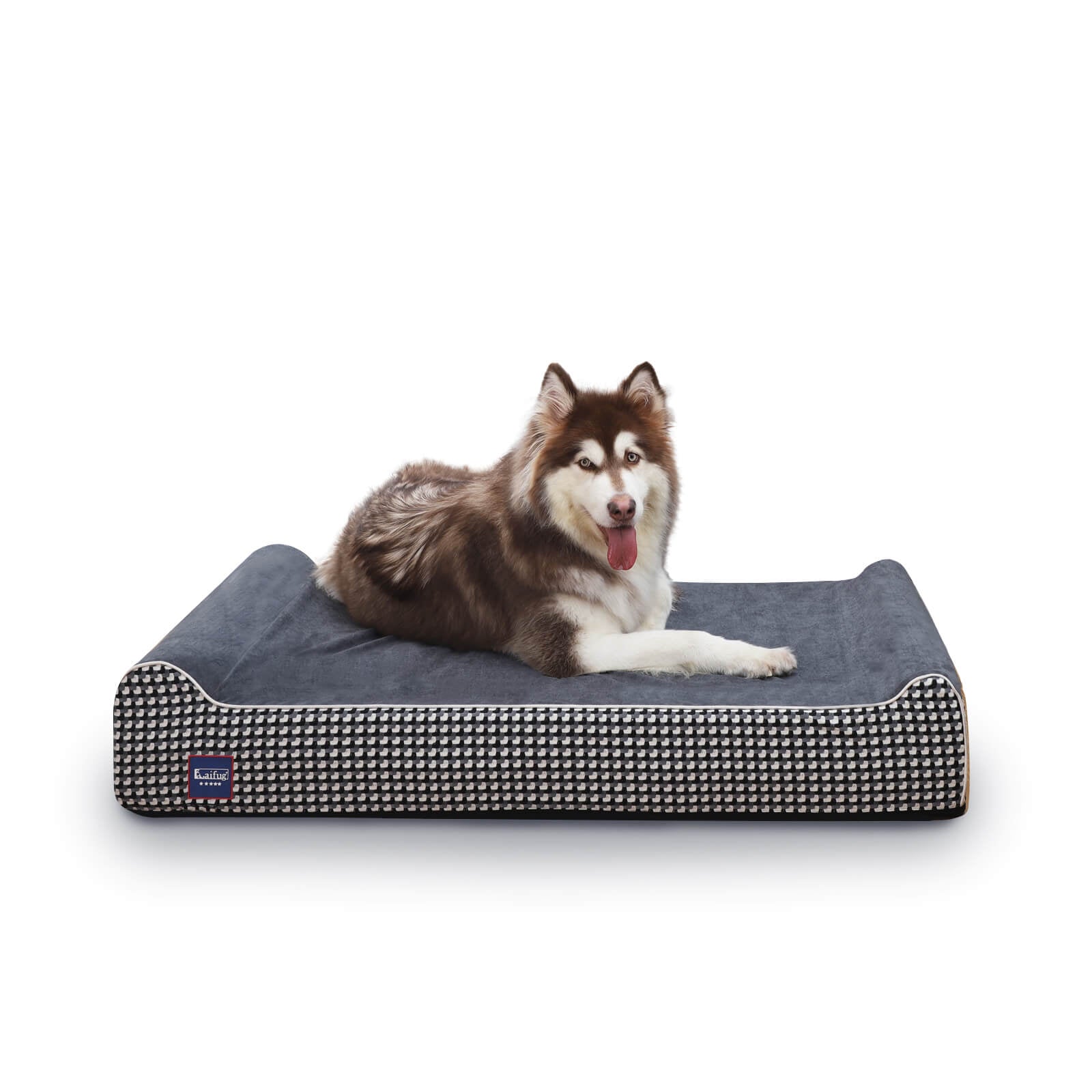 Lit pour chien en mousse viscoélastique lavable Jumbo Laifug