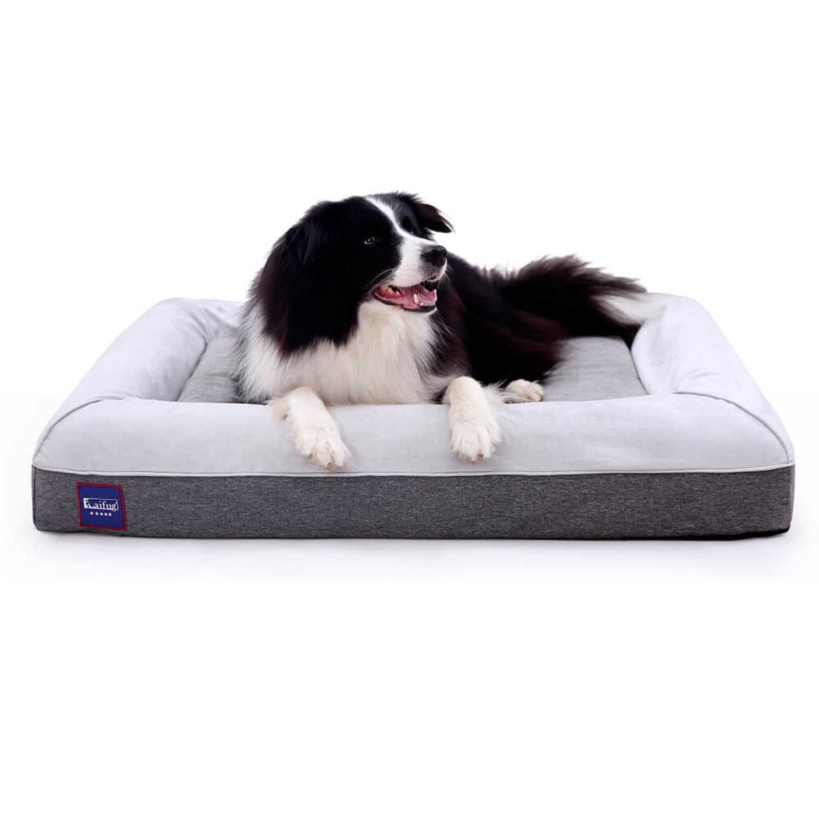 Housse de lit pour chien gris Laifug 43 "* 36" * 7 "