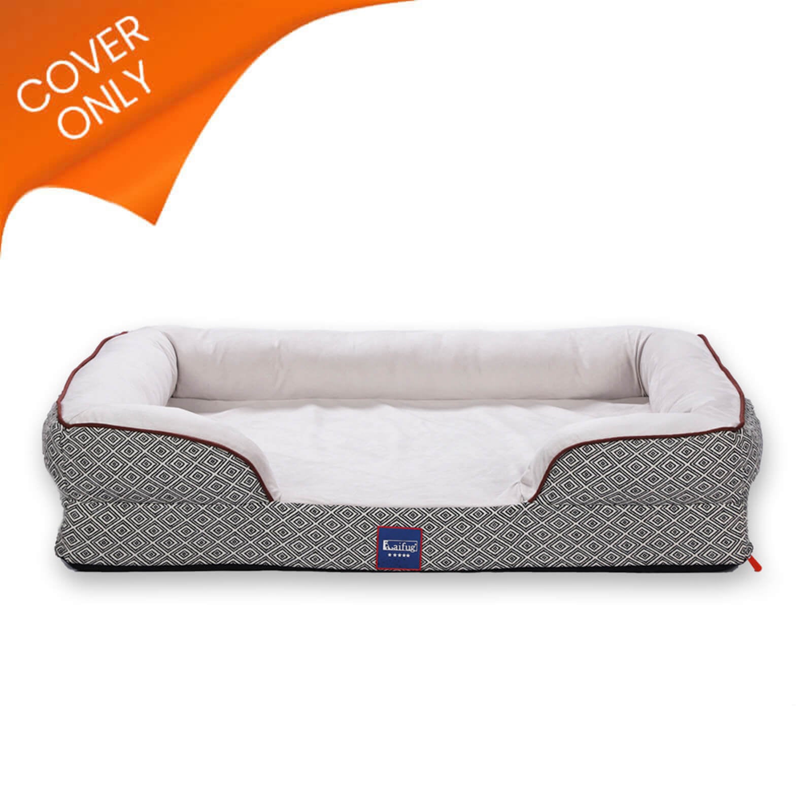 Housse de rechange pour canapé en mousse à mémoire de forme Laifug 38''x30''x9''