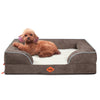 Canapé orthopédique pour chien en mousse à mémoire de forme de grande taille de Laifug
