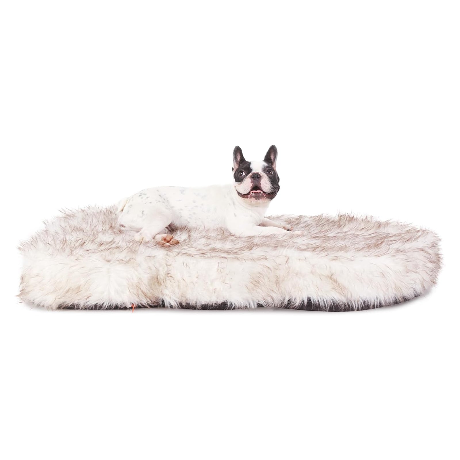 Lit pour chien en mousse viscoélastique en fausse fourrure Laifug