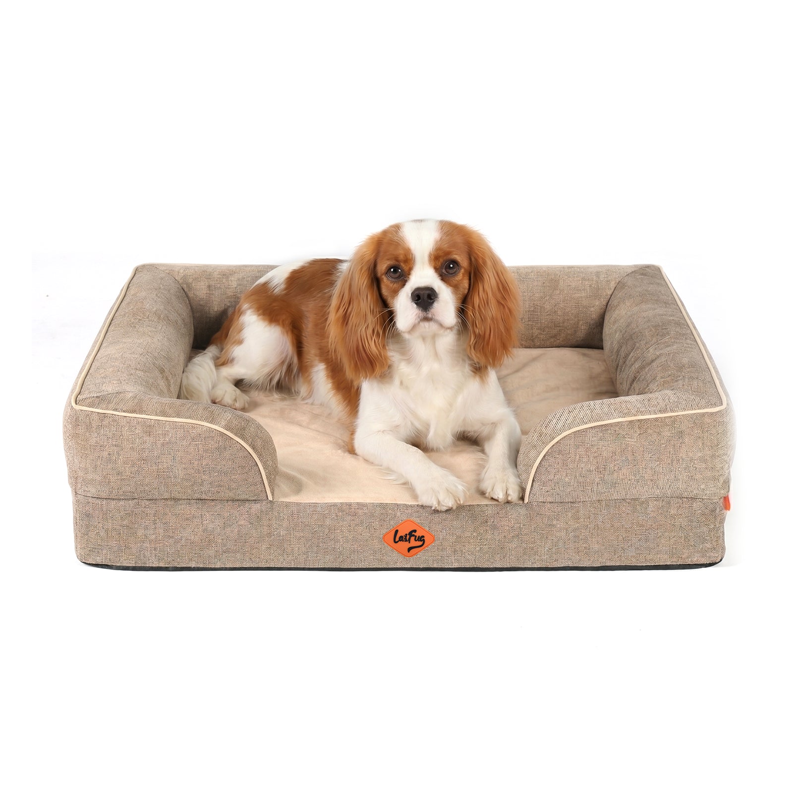 Canapé orthopédique pour chien en mousse à mémoire de forme de grande taille de Laifug