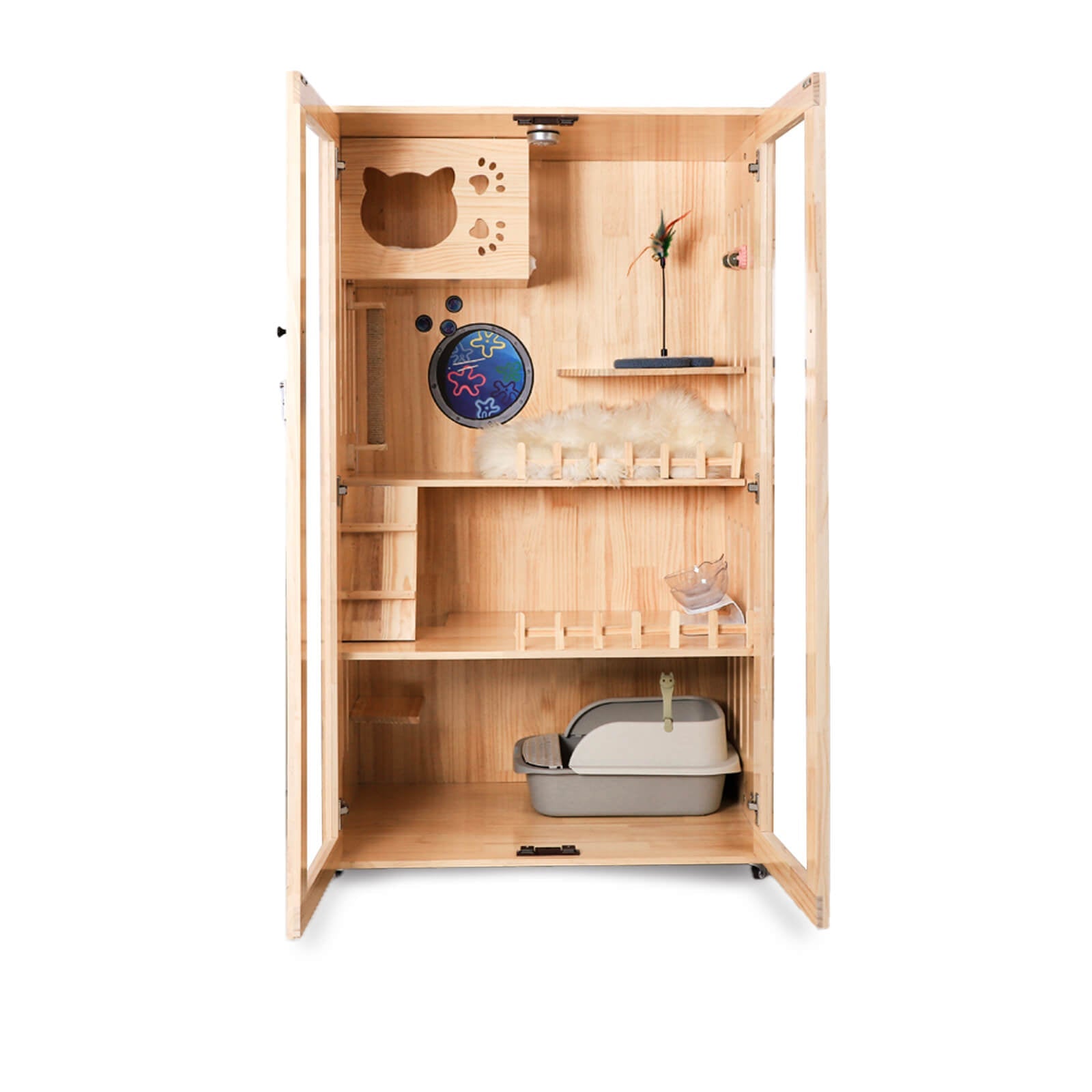 Laifug Indoor Large Cat House - LaiFug