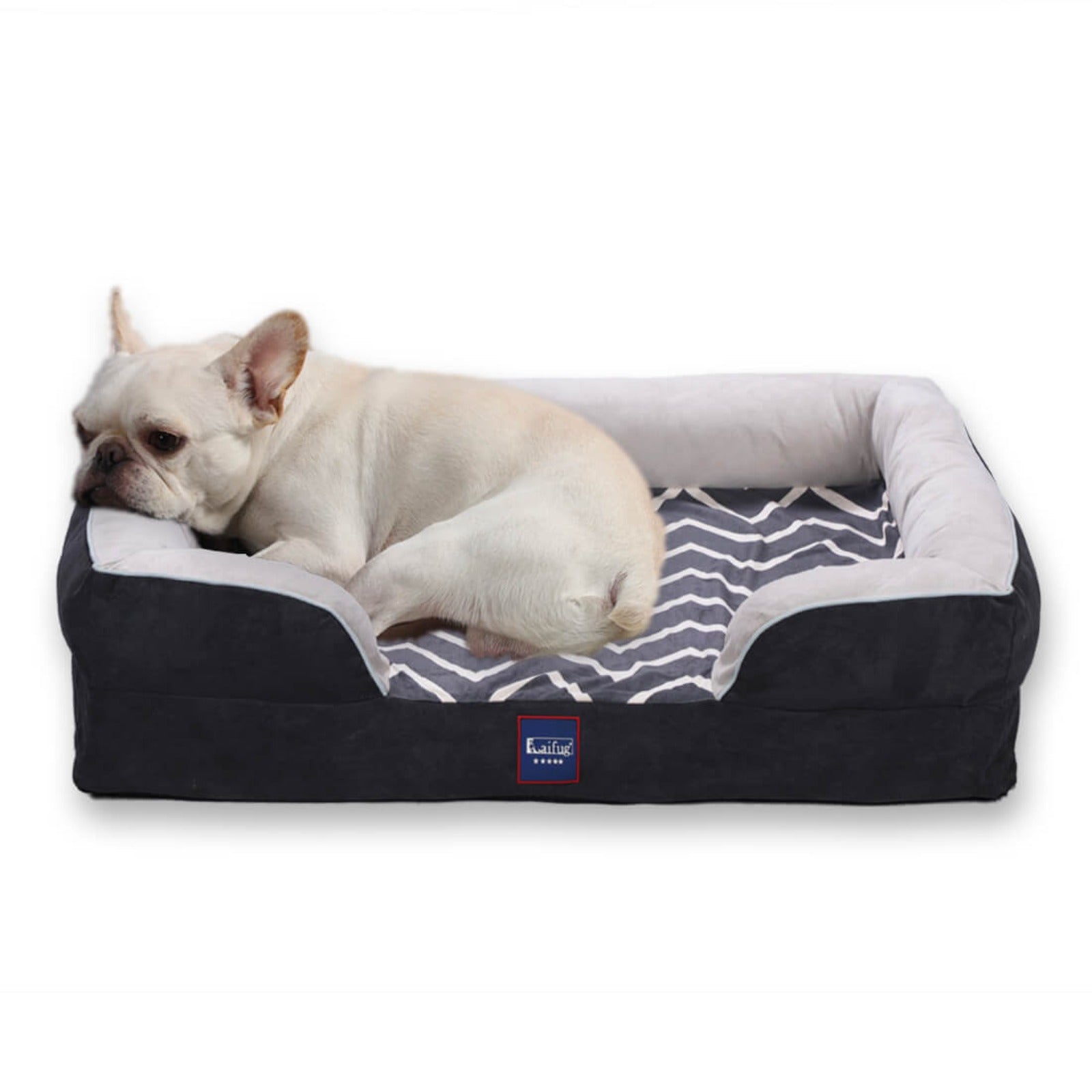Laifug Striped Dog Sofa - large dog bed Medium(28"*23"*7")
