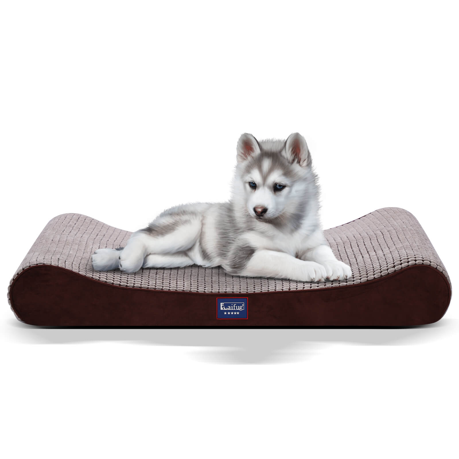 Laifug Pillow Dog Bed - dog bed Medium(30"*21"*5") / Brown