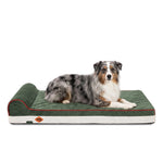 Laifug 422 Orthopedic Dog Bed with Bolster Support (Single & Double Pillow Options)