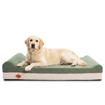 Laifug 422 Orthopedic Dog Bed with Bolster Support (Single & Double Pillow Options)