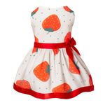 Laifug Dog Dress Puppy Print Princess Dog Dress Cute Party Wear