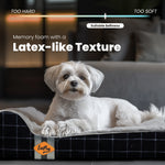 Laifug 422 Orthopedic Dog Bed with Bolster Support (Single & Double Pillow Options)