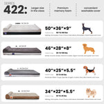 Laifug 422 Orthopedic Dog Bed with Bolster Support (Single & Double Pillow Options)