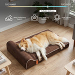 Laifug 422 Orthopedic Dog Bed with Bolster Support (Single & Double Pillow Options)