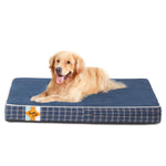 Lit pour chien en mousse à mémoire de forme Laifug, lit orthopédique pour cage pour chien de petite à grande taille 