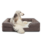 Canapé orthopédique pour chien en mousse à mémoire de forme de grande taille de Laifug 