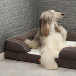 Canapé orthopédique pour chien en mousse à mémoire de forme de grande taille de Laifug 