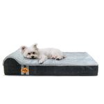 Laifug 422 Orthopedic Dog Bed with Bolster Support (Single & Double Pillow Options)