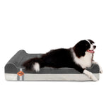 Laifug 422 Orthopedic Dog Bed with Bolster Support (Single & Double Pillow Options)