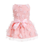 LaiFug Floral Lace Wedding Dress for Dogs – Elegant Princess Style