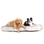Lit pour chien en mousse viscoélastique en fausse fourrure Laifug