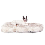 Lit pour chien en mousse viscoélastique en fausse fourrure Laifug