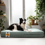 Lit pour chien en mousse à mémoire de forme Laifug, lit orthopédique pour cage pour chien de petite à grande taille 