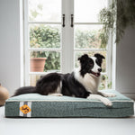 Lit pour chien en mousse à mémoire de forme Laifug, lit orthopédique pour cage pour chien de petite à grande taille 