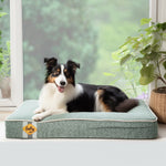 Lit pour chien en mousse à mémoire de forme Laifug, lit orthopédique pour cage pour chien de petite à grande taille 