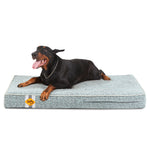 LaiFug 318 Flat Orthopedic Memory Foam Dog Bed – Minimalist Design