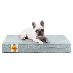 LaiFug 318 Flat Orthopedic Memory Foam Dog Bed – Minimalist Design