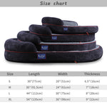 Housse de lit ovale pour chien Laifug