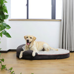 Housse de lit ovale pour chien Laifug