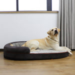 Housse de lit ovale pour chien Laifug
