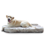 Lit pour chien en mousse viscoélastique en fausse fourrure Laifug