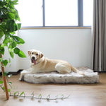 Lit pour chien en mousse viscoélastique en fausse fourrure Laifug