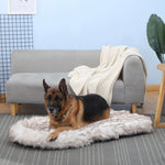 Lit pour chien en mousse viscoélastique en fausse fourrure Laifug