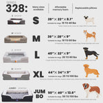 Housse de remplacement pour canapé pour chien Laifug 44''x34''x9'' 