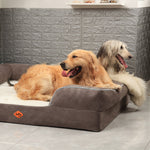 Canapé orthopédique pour chien en mousse à mémoire de forme de grande taille de Laifug 