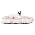 Lit pour chien en mousse viscoélastique en fausse fourrure Laifug