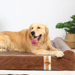 Lit pour chien en mousse viscoélastique lavable Jumbo Laifug