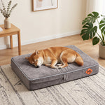 LaiFug 318 Flat Orthopedic Memory Foam Dog Bed – Minimalist Design